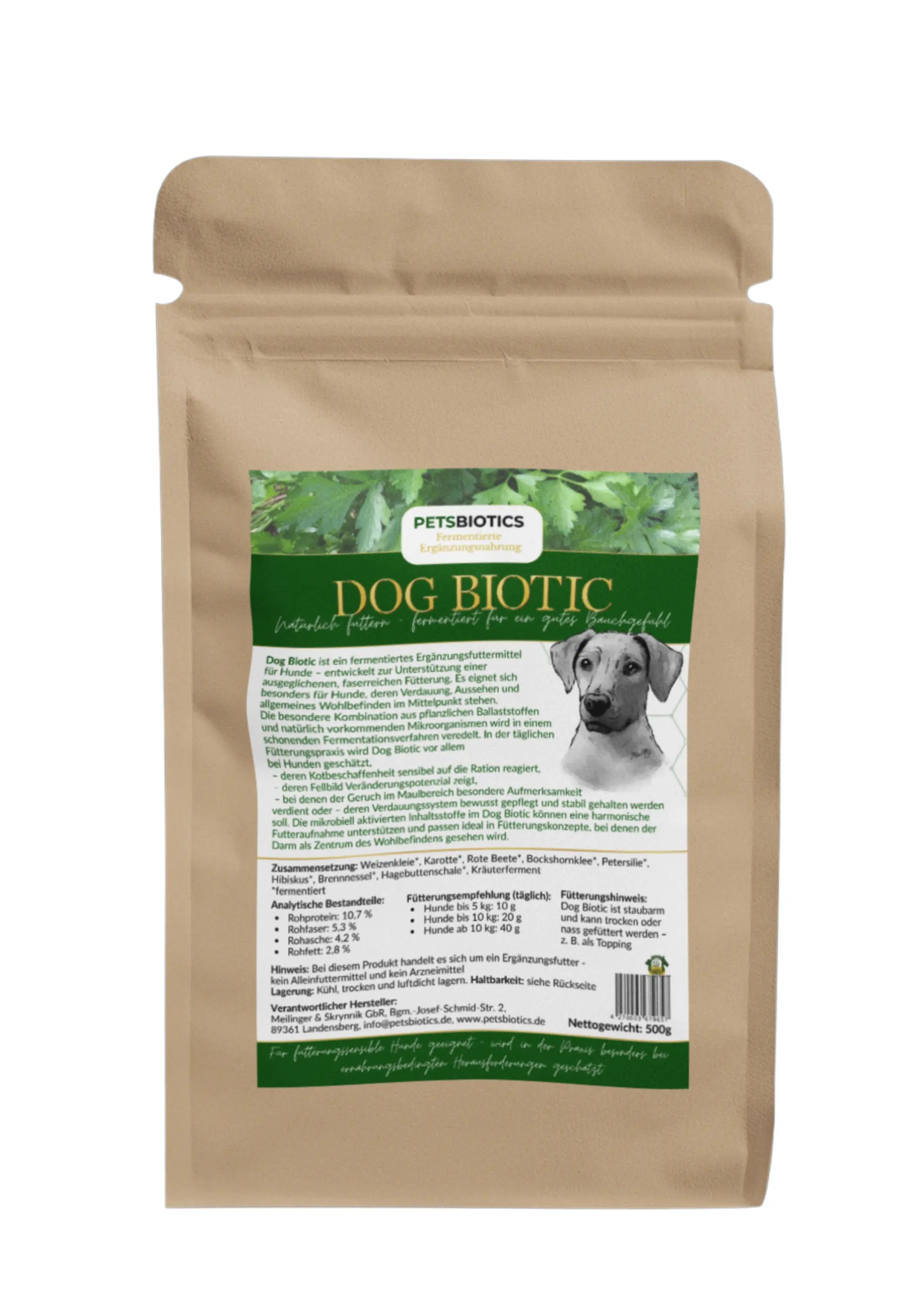 Probiotisches Hundefutter für Darm & Verdauung – Dog Biotic – petsbiotics