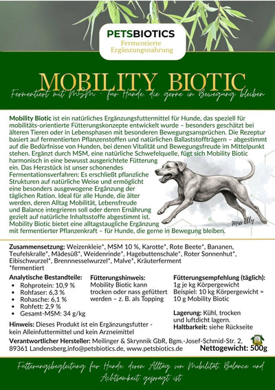 Mobility Biotic - petsbiotics
