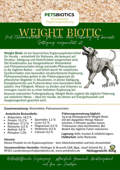 Weight Biotic - petsbiotics
